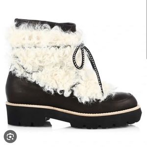Montelliana 1965 Women's Black Jolie Fur Booties - 39